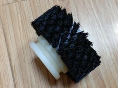 China Customized Nylon Brush Wheel Press Paper Roller Brush For Press Paper Machine for sale