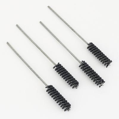 China Grit 320 Abrasive Ball Deburring Brush Grinding Head Pipe Polishing Brush Silicon Carbide Brush for sale