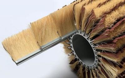 China INDUSTRIAL CUSTOM SIZE OEM STRIP SISAL SANDER PAPER WOOD POLISH ROLLER BRUSH for sale