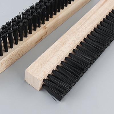 China Industrieel aangepaste latborstel PVC-basis Nylon materiaal borstels voor stofverwijdering Te koop