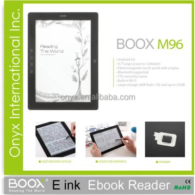 China BOOX ereader 9.7 inch E-ink stylus pen touch 9.7