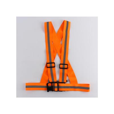 China Vest V Type Self-protective PVC Mesh Reflective Safety Vest With Reflective Vest Tape for sale