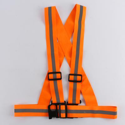 China High Visibility Yellow Cheap Reflective Running Vest Wholesale Safety Self-protective Reflective Vest for sale