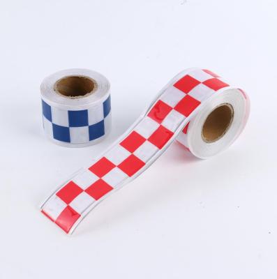 China Truck or Car or Barrier or Lane Safety Warning Tape High Strength Rim Tape Reflective PVC Floor Marking Tape for sale