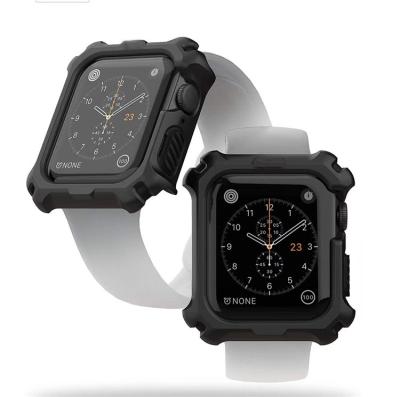 China Unique Watch Cover For Apple Watch Case 38mm 42mm 40mm 44mm PC TPU Protector Bumper Case for sale