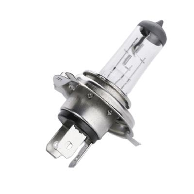 China Automobile Lamp Halogen Bulb H4 12V 60/55W Headlight Auto Lamp Quartz Glass Long Life Halogen UV Lamp for sale