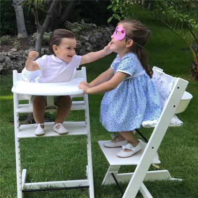 China Safety Comfortable Baby Dining Chair Kids Tripp Trap Hot Selling Children Child Baby Food Eat High Dining Chair Feeding Kids Chair Wooden Baby Wood Feeding for sale