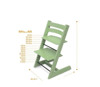 China Safety Comfortable Baby Dining Chair Multi-Function Wooden Children's Wooden Baby Dining Portable Child Kids Feeding Chair 3 in 1 for sale