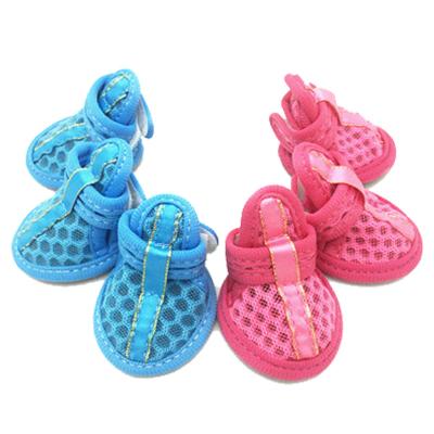 China Viable High Quality Pet Sandals Summer Dog Shoes For Warm Sidewalk For Puppies Para Perro for sale