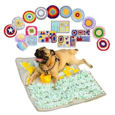 China Breathable Training Dog Interactive Puzzle Game Forager Pet Sniffle Feeding Mat For Dogs for sale