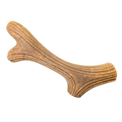 China Viable High Quality Antler Molar Teeth Chew Stick Dog Toy Deer Horn Shape Clean Hook For Home Decor Artificial Resin for sale