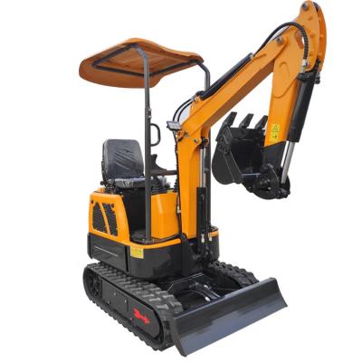 China Hotels Multifunctional Mini Digger 1000kg Earth Moving Machinery Super Wheel Crawler Mini Excavator For Sale for sale