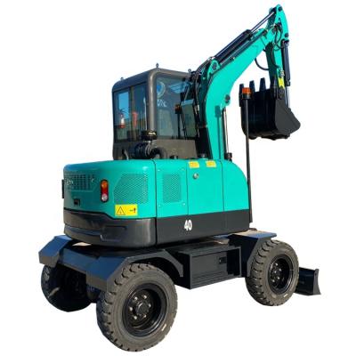 China Garment Shops 5 Ton Wheel Excavator For Sale for sale