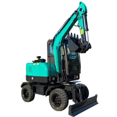 China Garment Shops Manufacturer 4ton Wheeled Excavator for sale