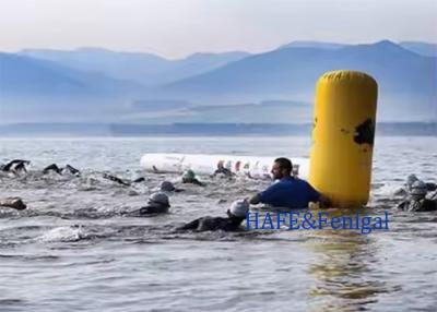 China Boei Cylinder Water Race Marker Opblaasbare waterboeien Drijvende boei met logo Te koop