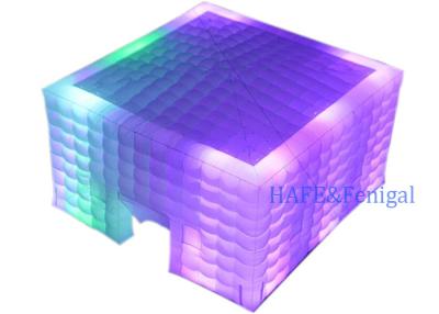 China Large LED Inflatable Cube Lighting Tent for Party Event Exhibition Display Advertising Business (26.25 x 26.25 x16.5ft) for sale