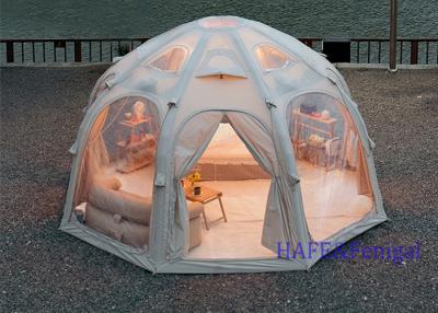 China Outdoor Starry Sky Inflatable Ball Tent TPU Viewing Car Tail Cotton Cloth Round Camp Tent Camping for sale