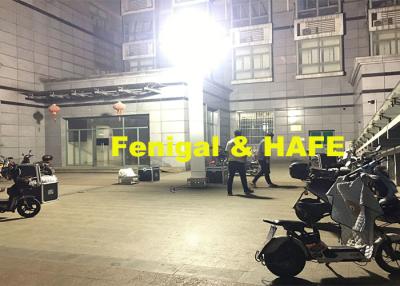 China Single 1kW Metal Halide Inflatable Light Tower With 2KW Generator for sale