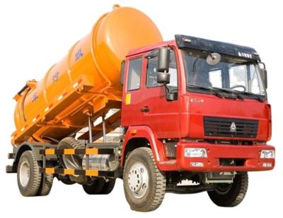 China Sinotruk Howo Used Sinotruk Howo 10 Wheels Sewage Suction Vehicle High Pressure Dredging Sewage Pump New Trucks Sewage Trucks With Big Discount for sale