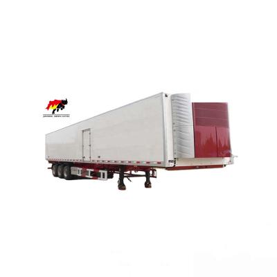 China Truck Trailer Manufacturers Supply 3 Axles 12 45FT Wheels 20FT 40FT Customized Durable And Stable Semi Trailer Refrigerated For Construction S for sale