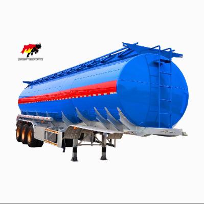 China New Factory 3 Axles Carbon Steel 45CBM Truck Trailer Oil Tanker Semi Trailer Top Quality for sale