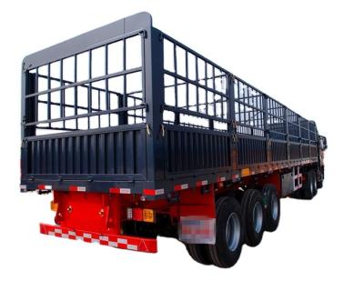 China Truck Trailer Factory Direct Sales Barrier Cargo Transport Semi Trailer Widely Used Animal Transport for sale