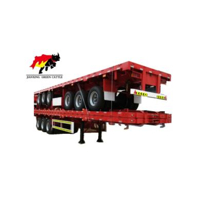 China Customization 40ft Truck Trailer Twist 12pcs Lock Graphic Container Semi Flatbed Truck Trailer for sale