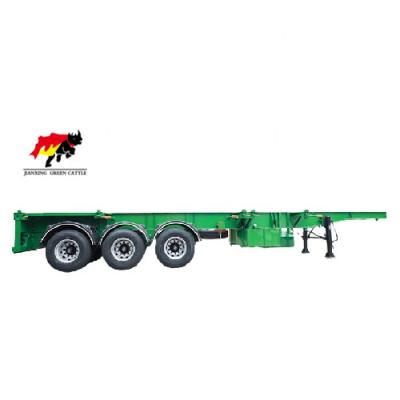 China Truck Trailer Terminal/Dock/Dock 3 Axles Frame/Semi Container Semi Trailer Skeleton Port Container Transport Skeleton Trailers for sale