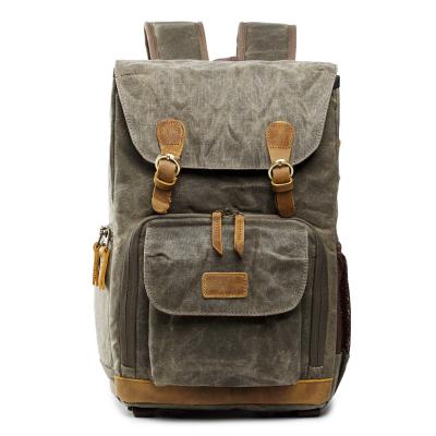 China OEM Large Photo Camera Canvas Bag Anti-theft Waterproof Batik Photography Outdoor Video Bag for sale