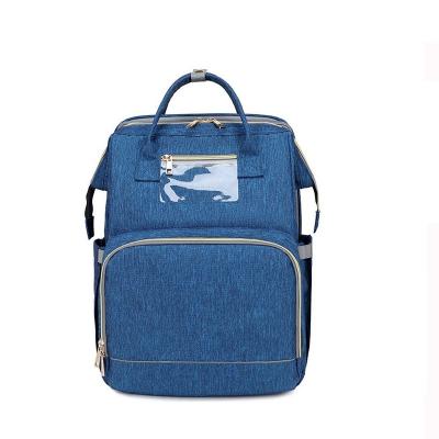 China With Multifunctional USB Baby Diaper Bags Backpack Travel Maternity Baby Mom Changing Bags for sale