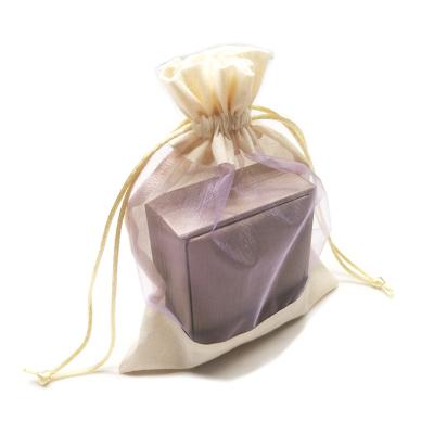 China 100% New Design Eco-friendly Cotton Organza Pouch Bags For Cosmetic Packaging for sale