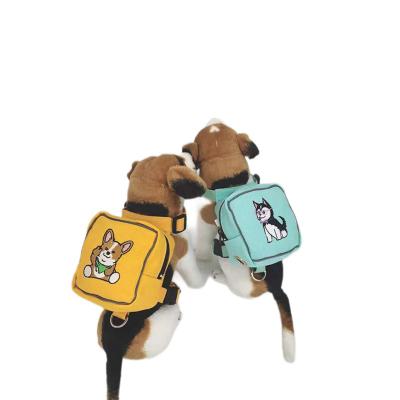 China Hot Selling Convenient Stored Dog Bag Ensures Travel Increasing Training Food Polyester Pet Carrier Backpack Bag for sale