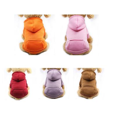 China New Viable Popular Design Dog Sweatershirts Hoodies With Mini Pocket Cotton Warm Clothes For Dog for sale