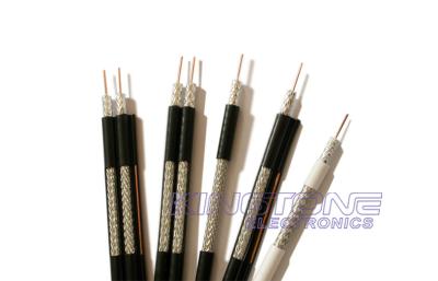 China Tri - Shield 20 AWG RG59 Coaxial Cable with Non-Plenum CM Rated PVC for sale