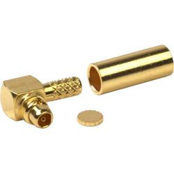 China Gold RF RG188 Coax Cable Connector SSMB Nano Crimp For Video Signal for sale