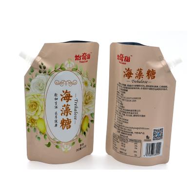 China Factory Wholesale Moistureproof Holder Packaging Pouch With Spout Water Bag for sale