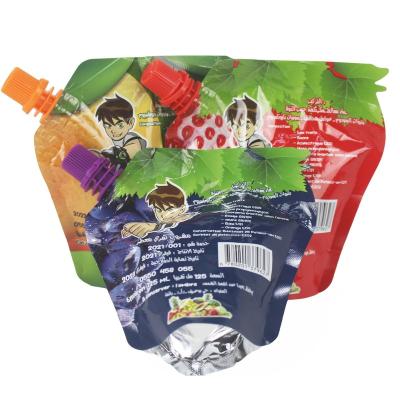 China 2022 New Inventions Moisture Proof PET Spout Plastic Bag Mash Fruit Packing Food for sale