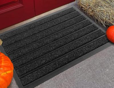 China Door Mats Outdoor 18x30 Mat Front Door Mats Outdoor Entryway Washable Welcome Cover Brown for sale