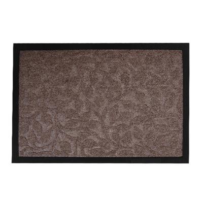 China Brown Sample Brown Attractive High Loop Free PP Washable Using Door Mat for sale