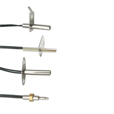 China SUS304 Flange Mount NTC / PT100 / PT1000 Temperature Sensors / Bracket / Transducer for sale