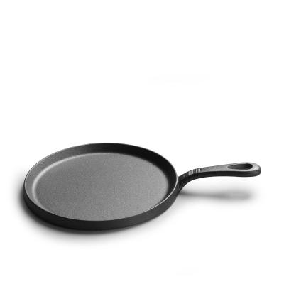 China Best Selling High Quality Modern Kitchen Pre-Seasoned Cookware Round Cast Iron Skillet Frying Fan for sale