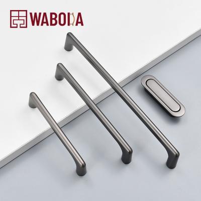 China 2022 Modern New Arrival Flat Modern Cabinet Hardware Furniture Cabinet Handle Alloy for sale