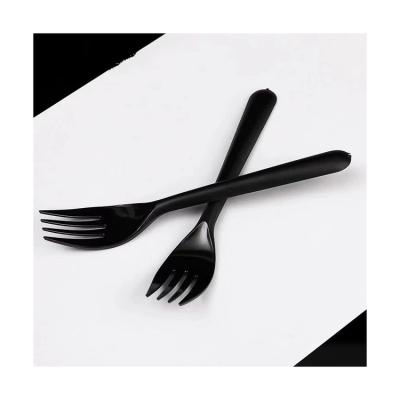 China Factory Hot Sale Stocked Cheap Price Disposable Plastic Cutlery Set Fork Spoon HS-SP02 for sale