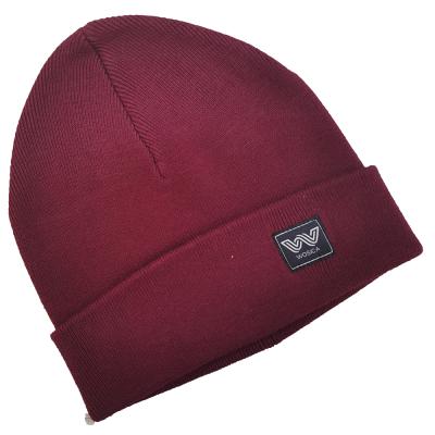 China Best New Designs JOINT Red Custom Adult Fisherman Beanie for sale