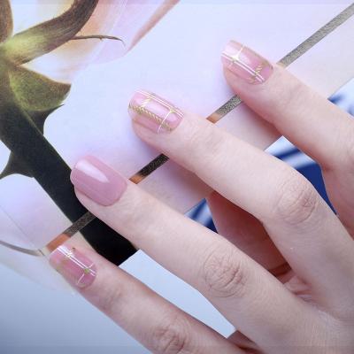 China Beautiful Design Pink 30 Tips Soft Gel Nail Tips for sale