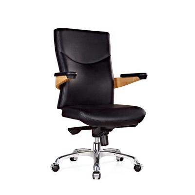 China (Height)Design Office Adjustable Modern PU Leather Executive Rotating Ergonomic Chair for sale