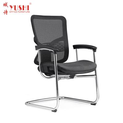 China Factory price best quality comfortable metal frame office guest chair without wheels for sale