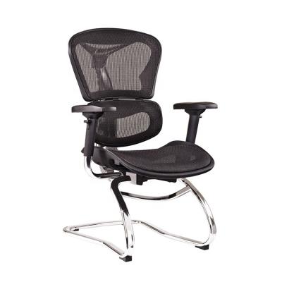 China Comfortable High Quality Low Back Black Full Mesh Visitor Conference Executive Office Chair for sale