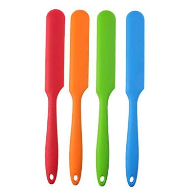 China Hot Sustainable Selling Mini Reusable Non-stick And Heat Resistant Knife Silicone Spatula For Kitchen for sale