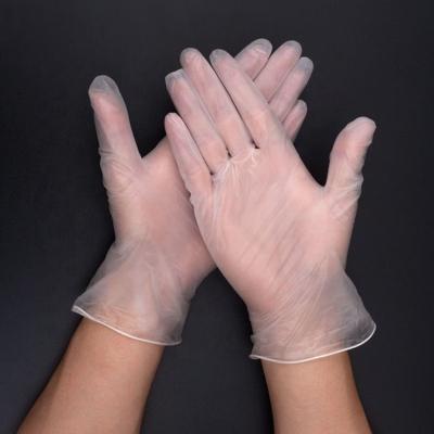 China High Quality Disposable Clear Powder Vinyl Stocked PVC Free Gloves For Kitchen Cooking Hand Gloves for sale